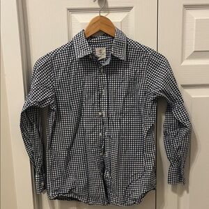 Boy’s Black and White Checkered Shirt